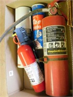 Fire extinguishers,