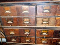 Vintage index cabinet