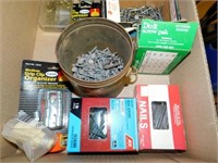 Box of nails, hardware