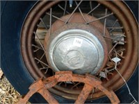 vintage car wheel/tire