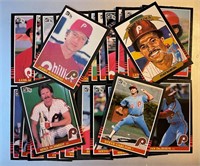 PHIL. PHILLIES LOT OF 29 1985 DONRUSS TRADING CARD