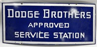 Large Porcelain Dodge Brothers Service Station