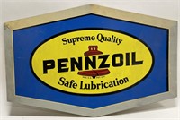 Pennzoil Advertising Sign
Measures approximately