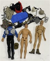 Lot Of 12in GI Joe Action Figures & More