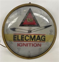 Vintage Elecmag Ignition Lighted Advertising