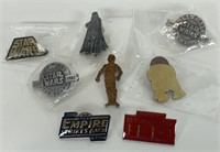 Lot Of Vintage Star Wars Pins