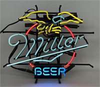 Vintage Miller Beer Neon Advertising