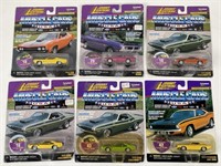 Lot Of 6 Johnny Lightning Muscle Cars 1:64 Scale