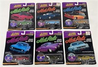 Lot Of 6 Johnny Lightning Hot Rods 1:64 Scale