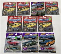 Lot Of 10 Johnny Lightning Muscle Cars 1:64 Scale