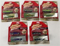 Lot Of 5 Johnny Lightning Pro Collectors Series