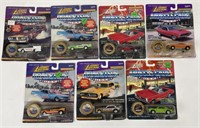 Lot Of 7 Johnny Lightning Dragsters / Muscle Cars