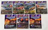Lot Of 7 Johnny Lightning Dragsters 1:64 Scale