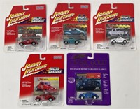 Lot Of 5 Johnny Lightning Willys Gassers 1:64