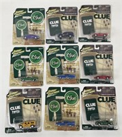 Lot Of 9 Johnny Lightning Clue 1:64 Scale