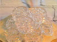 NAPKIN RINGS LISMORE BY WATERFORD CRYSTAL