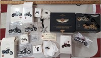 TEN Harley Davidson motorcycle Christmas Ornaments