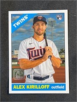 ALEX KIRILLOFF 70 YEARS OF TOPPS CARD-TWINS