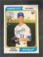 BRADY SINGER ROOKIE 70 YEARS OF TOPPS CARD-ROYALS