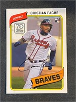 CRISTIAN PACHE ROOKIE 70 YEARS OF TOPPS-BRAVES
