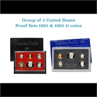 1982 & 1983 United States Mint Proof Set In Origin
