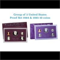 1984 & 1985 United States Mint Proof Set In Origin