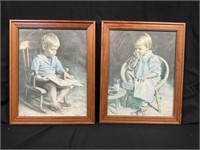 Boy and Girl in chairs
13x16