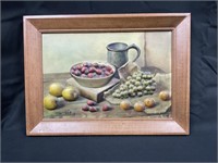 Still-Life / water, pitcher and fruit
Metal -