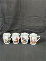 4 Matching Coffee Cups