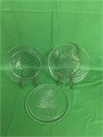 3 glass platter
