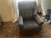 Brown cloth recliner - in good shape