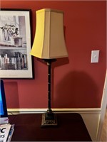 Tall candlestick table lamp