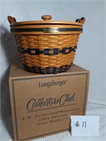 JW Collection, 2002 Edition, Miniature Corn Basket