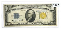 1934-A WWII N Africa Issue Star Note $10 Ten