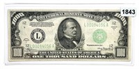 1934-A $1000 Thousand Dollar Fed. Reserve Note -
