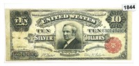 1891 LG $10 Ten Dollar Silver Certificate -