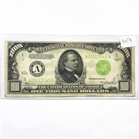 1934 $1000 Thousand Dollar Fed. Reserve Note