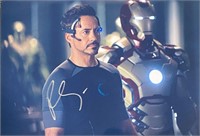 Iron Man Robert Downey Jr signed movie photo