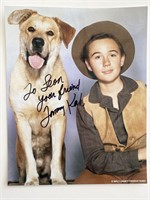 Old Yeller Tommy Kirk signed movie photo