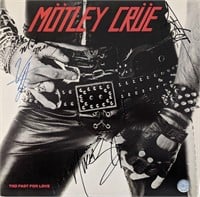 Motley Crue Too Fast For Love Signed Album