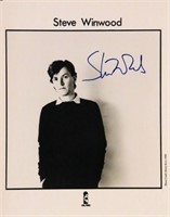 Steve Winwood signed promo photo