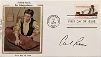 Carl Reiner signed first day cover 1977