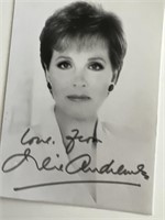 Julie Andrews signed photo