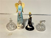 Miscellaneous lot angels oil candles