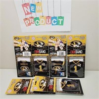 6 x MIZZOU Arm Fan Bands - Officially Licensed NEW