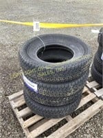 E. (4) New ST235/85R16 radial tires