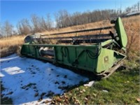 JD 22Ft Straight Cut Header with pickup reel,