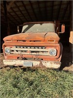 1966 Chev 3 Ton Truck: Box and Hoist with 4X2