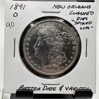 FRIDAY COIN AUCTION LOTS OF WALKING LIBS/ MORGANS