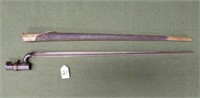 Enfield P1853 Bayonet with Scabbard